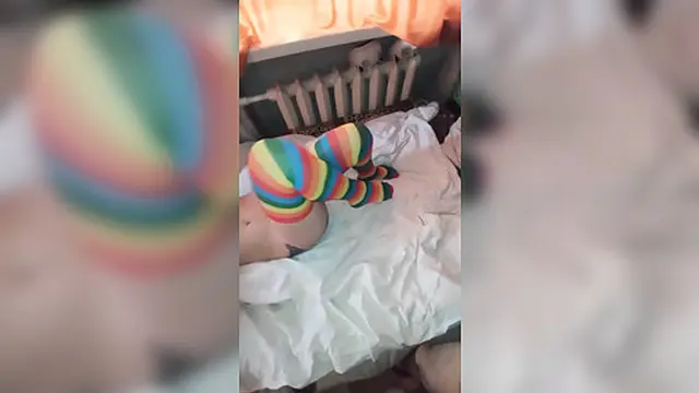 First time girlfriend gets her ass🍑 filled