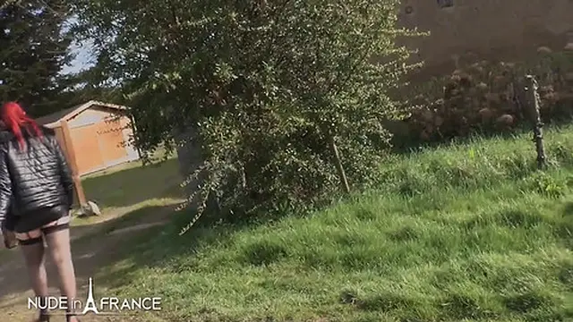 A Fresh Ginger milf Pleases You with Her Backside and Welcomes a Double Entry