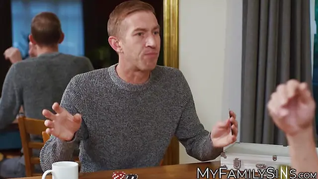 Blonde beauty Nina Heels gets double pleasured by big guys