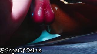 SageOfOsiris & anosluz Greedy Ass🍑 Ride on Huge Dick🍆 Intense Pleasure