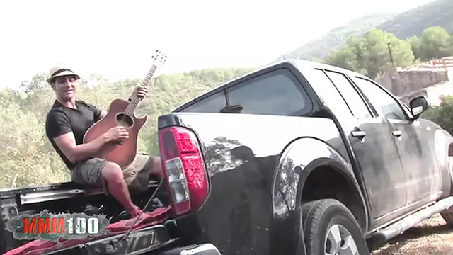 Hot babe Ava Marteens enjoys being fucked in the back of a truck