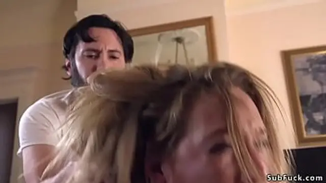 Brunette Mona Wales gets fucked in hotel room after stealing Tommy′s money