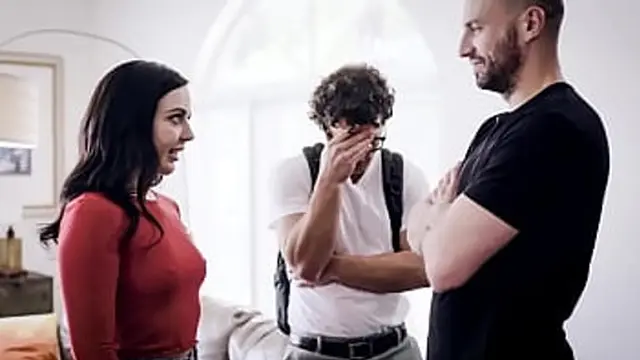 Hot Wife Whitney Wright Tastes Double Cock🍆 From Her Lover And hunk-in-law! Robby Echo & Stirling Cooper