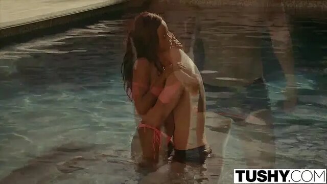 Hot black girlfriend gets anal from her boyfriend's friend