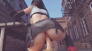 Cartoon Scenes of Final Fantasy Perfect Tifa