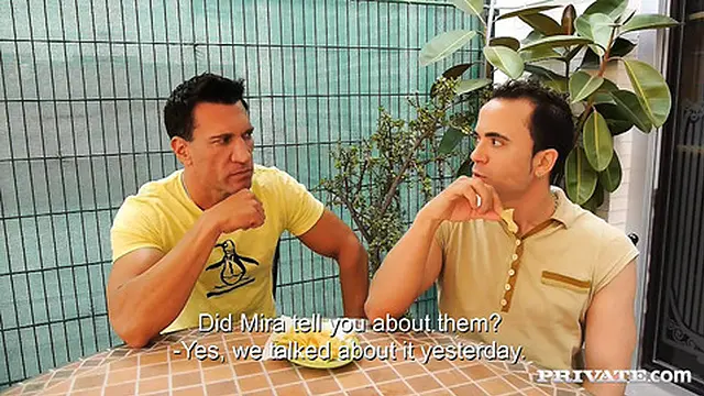 Anissa and Mira get freaky in this ass🍑-pounding foursome with endless booty worship