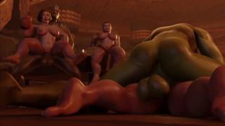Intense Penetration of Perfect Butts in Lustland Adventure