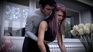 3D Sex Game - Seductive Yoga with Teen Girl