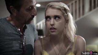 Teen blonde stepdaughter gets DP'd by stepdad's thick cock🌭