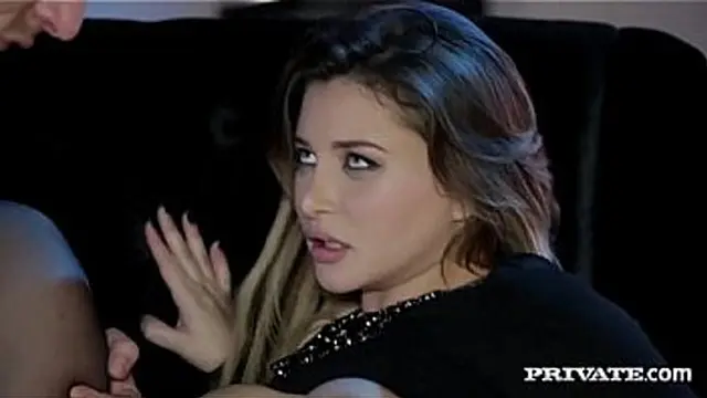 Perky Tit Anna Polina Enjoys Intense DP Action