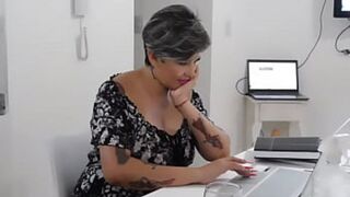 WHORE FLirts with Lover Until Husband Arrives