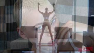 Riley Nixon craves thick cum flooding her gaping anus, an erotic desire