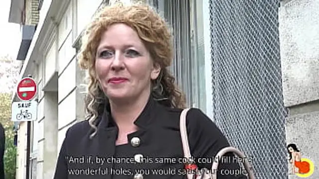 Hot mature enjoys intense double penetration with two strong dicks