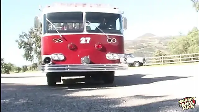 During DP &mdash;  a Naughty😈 Brunette Smiles and Swallows Thick Load From Two Hot Guys 