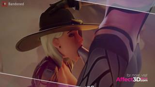 Tiny, taboo 3D animations featuring abandoned adult women\