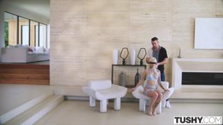 TUSHY Gentlewoman doubly taken in a threesome