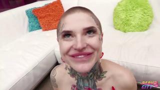 Smooth Tattoos, Titi Ramone's Initial Anal👌 Sex Orgasm💦