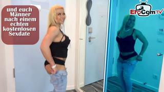 Blonde bombshell gets blacked by hung stud, lingerie torn apart