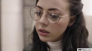 Raw, taboo depravity ensues as pathetic dude ravages troubled teen Whitney Wright